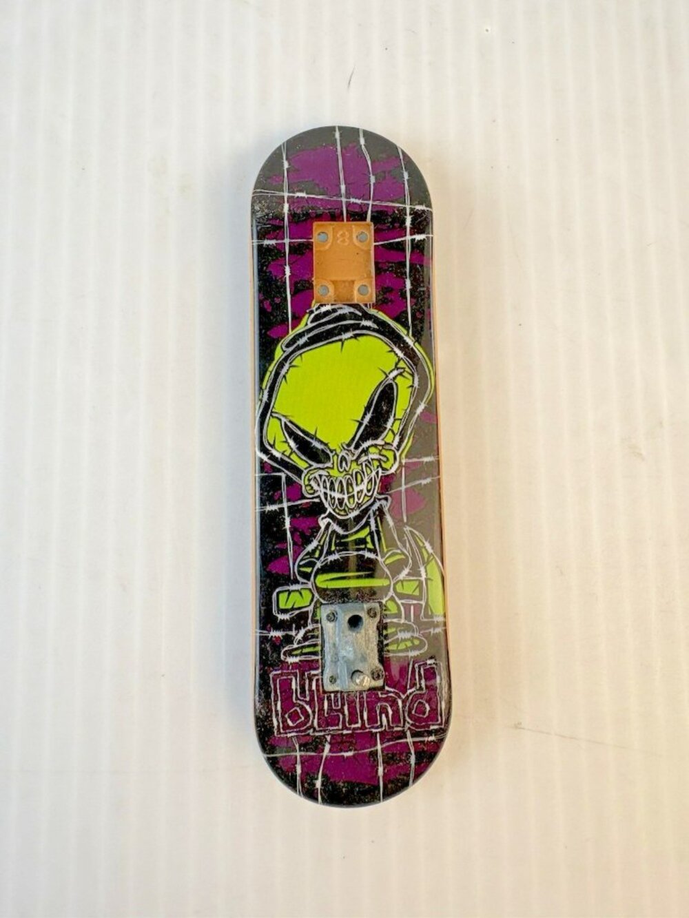 Tech Deck Blind Skateboard Reaper Alien Fingerboard Deck Only 96mm Y2K Style